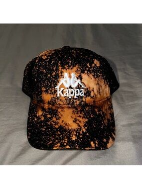 Kappa Custom Hat With Adjustable Size Strap One Of A Kind Upcycled Handmade Cap